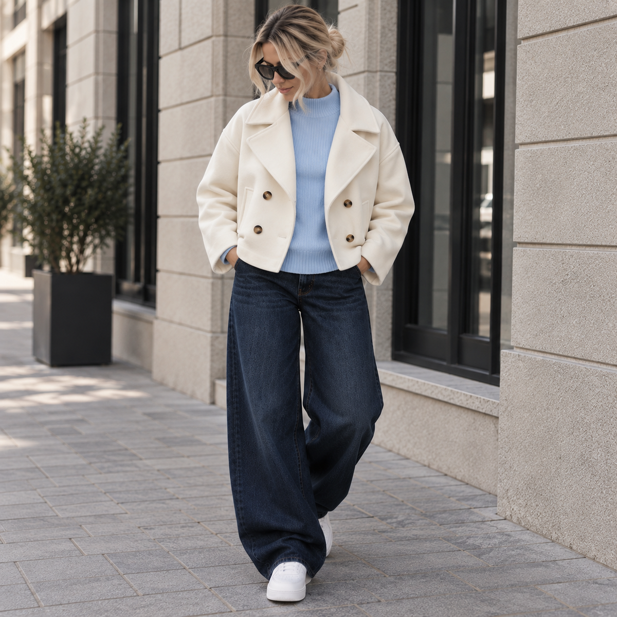 Kurze Übergangsjacke