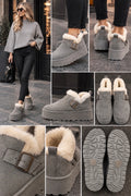 Fellboots grau