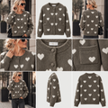 Strickjacke Herz V.Milano