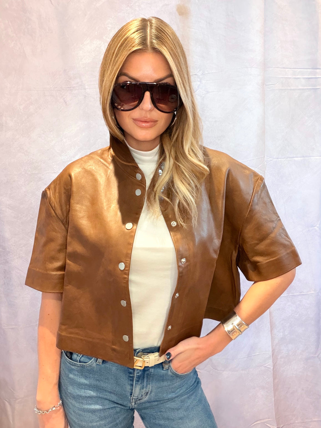 Lederjacke IYITO