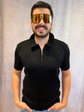 Polo Zip Distorted People
