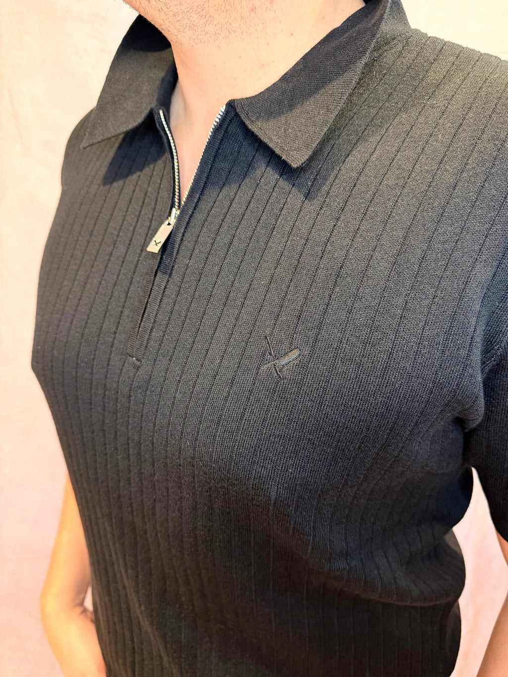 Polo Zip Distorted People